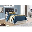 Glory Furniture Super Nova Faux Leather Upholstered Twin Headboard in Black