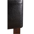 Glory Furniture Super Nova Faux Leather Upholstered Twin Headboard in Black