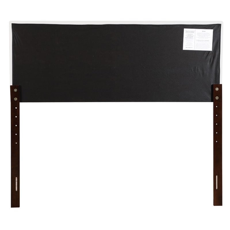 Glory Furniture Super Nova Faux Leather Upholstered Full Headboard in White