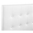Glory Furniture Super Nova Faux Leather Upholstered Full Headboard in White