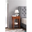 Glory Furniture Dalton 1 Drawer Nightstand in Oak