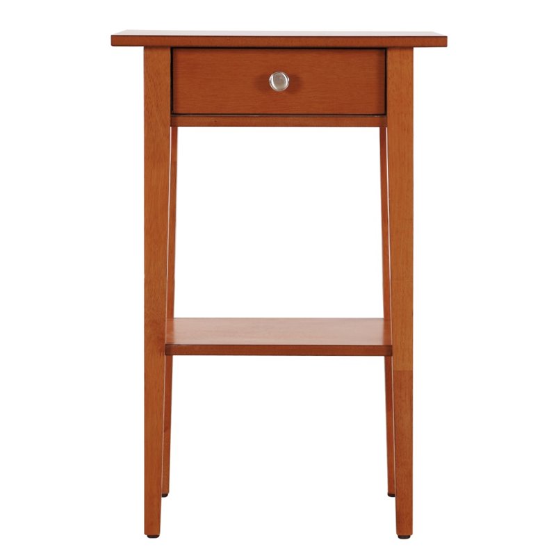 Glory Furniture Dalton 1 Drawer Nightstand in Oak