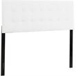 Glory Furniture Super Nova Faux Leather Upholstered Queen Headboard in White