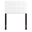 Glory Furniture Super Nova Faux Leather Upholstered Twin Headboard in White