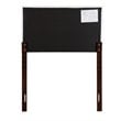 Glory Furniture Super Nova Faux Leather Upholstered Twin Headboard in White