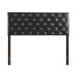 Glory Furniture Super Nova Faux Leather Upholstered Queen Headboard in Black