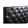 Glory Furniture Super Nova Faux Leather Upholstered Queen Headboard in Black