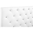 Glory Furniture Super Nova Faux Leather Upholstered Full Headboard in White