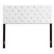 Glory Furniture Super Nova Faux Leather Upholstered King Headboard in White