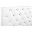 Glory Furniture Super Nova Faux Leather Upholstered King Headboard in White