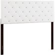 Glory Furniture Super Nova Faux Leather Upholstered King Headboard in White
