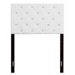 Glory Furniture Super Nova Faux Leather Upholstered Twin Headboard in White