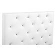 Glory Furniture Super Nova Faux Leather Upholstered Twin Headboard in White