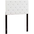 Glory Furniture Super Nova Faux Leather Upholstered Twin Headboard in White