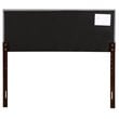 Glory Furniture Super Nova Faux Leather Upholstered King Headboard in Light Gray