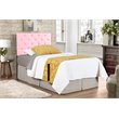Glory Furniture Super Nova Faux Leather Upholstered Twin Headboard in Pink