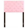 Glory Furniture Super Nova Faux Leather Upholstered Twin Headboard in Pink