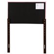 Glory Furniture Super Nova Faux Leather Upholstered Twin Headboard in Pink