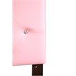 Glory Furniture Super Nova Faux Leather Upholstered Twin Headboard in Pink