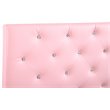 Glory Furniture Super Nova Faux Leather Upholstered Twin Headboard in Pink