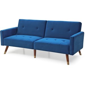 glory furniture turin velvet convertible sofa