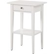 Glory Furniture Dalton 1 Drawer Nightstand in White