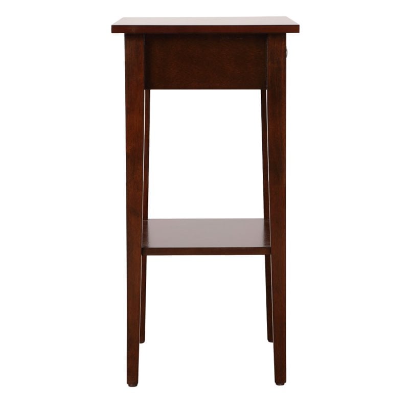 Glory Furniture Dalton 1 Drawer Nightstand in Cappuccino