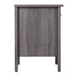 Glory Furniture Lennox 1 Drawer Nightstand in Gray