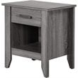 Glory Furniture Lennox 1 Drawer Nightstand in Gray