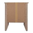 Glory Furniture Lennox Manufactured Wood 1-Drawer Nightstand in Sandle Wood
