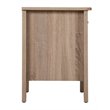 Glory Furniture Lennox Manufactured Wood 1-Drawer Nightstand in Sandle Wood