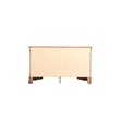 Glory Furniture Louis Phillipe 6 Drawer Dresser in Cappuccino