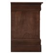 Glory Furniture Louis Phillipe 2 Drawer Nightstand in Cappuccino