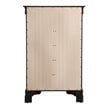 Glory Furniture Louis Phillipe 5-Drawers Bedroom Chest in Black