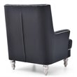 Glory Furniture Pamona Velvet Chair in Black