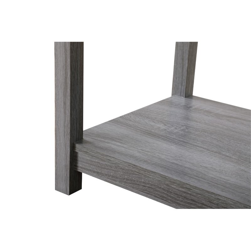 Glory Furniture Salem Manufactured Wood 1-Drawer Nightstand in Gray