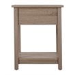 Glory Furniture Salem 1 Drawer Nightstand in Sandle Wood