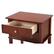 Glory Furniture Newton 2 Drawer Nightstand in Cherry