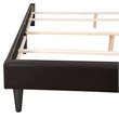 Glory Furniture Deb Faux Leather Upholstered Full Bed in Cappuccino