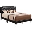 Glory Furniture Deb Faux Leather Upholstered Full Bed in Cappuccino