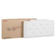 Glory Furniture Deb Faux Leather Upholstered Twin Bed in White