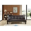 Glory Furniture Alan Faux Leather Sleeper Sofa in Cappuccino