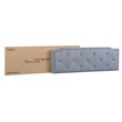 Glory Furniture Deb Fabric Upholstered Full Bed in Blue
