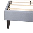 Glory Furniture Deb Fabric Upholstered Full Bed in Blue