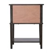 Glory Furniture Newton 2 Drawer Nightstand in Gray