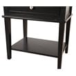 Glory Furniture Newton 2 Drawer Nightstand in Black