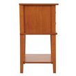 Glory Furniture Newton 2 Drawer Nightstand in Oak