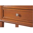 Glory Furniture Newton 2 Drawer Nightstand in Oak