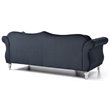 Glory Furniture Hollywood Velvet Sofa in Black