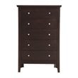 Glory Furniture Primo 5-Drawers Bedroom Chest in Espresso